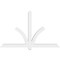 Ekena Millwork Redmond Architectural Grade PVC Gable Bracket, 72"W x 45"H x 4"D x 4"F, 15/12 Pitch GBP072X45X0404RED00 - alternate 2